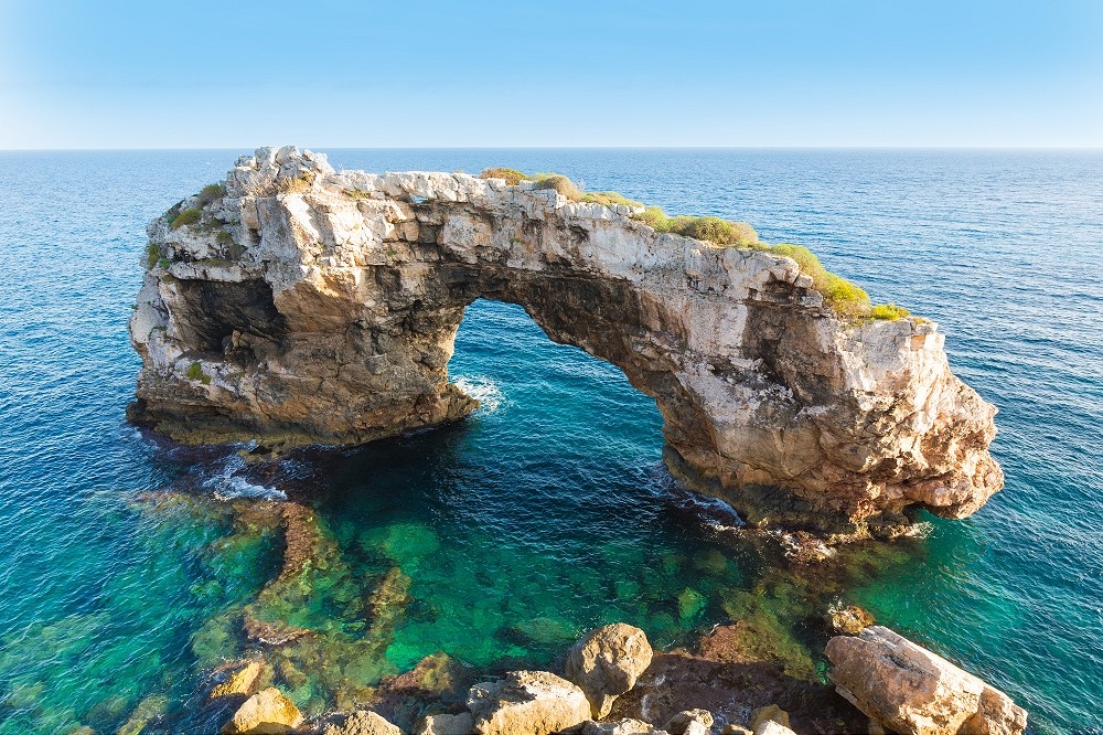 Majorca Es Pontas in Santanyi at Mallorca Balearic island of Spain